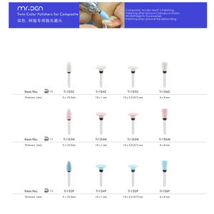 Mr.Den lucidatura dentale elettrolitica dentale a stelo composito lucidante dentaria a due colori per composito per unghie da laboratorio - Product Image 5