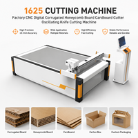 Máquina de Corte CNC Digital 1625 para Cartón Corrugado y Panel de Nido de Abeja, con Cuchilla Oscilante