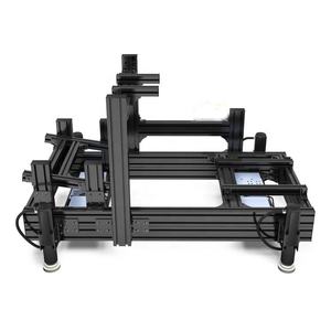 t slot Aluminium fabriek industriële 4080 aluminium extrusie profielen 40x40 zwart rood frames voor sim race rig simulator - Product Image 3