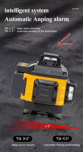 <span class=keywords><strong>Nivel</strong></span> Láser Profesional con Control Remoto - 16 Líneas y Calibración Automática. Resistente al Agua y a los Golpes. - Product Image 3