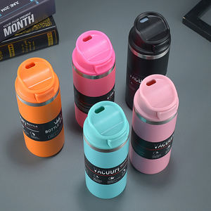 <span class=keywords><strong>Bouteille</strong></span> isotherme classique de 16 oz avec logo personnalisé, gourde de voyage, <span class=keywords><strong>thermos</strong></span> d'extérieur, gobelet isotherme avec bouton - Product Image 2