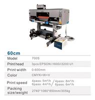 Okai Printer Inkjet Dtf Uv A1 kecepatan tinggi Printer stiker Label Uv Dtf kustom harga rendah