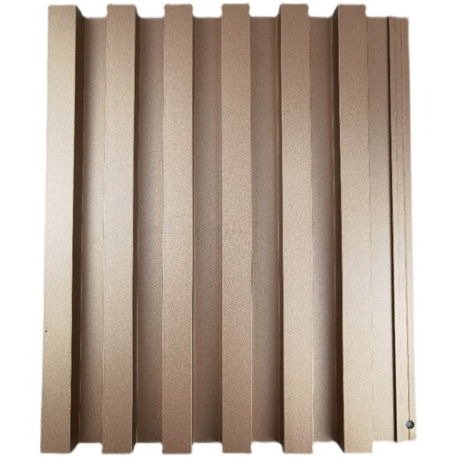 Wood Grain Color Wave Aluminum Plate Special-shaped Ceiling Aluminum Great Wall Board for Exterior Wall