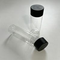 Pot en plastique PET de qualité alimentaire de 600 ml pour l'emballage de jus, de liquides et de desserts
