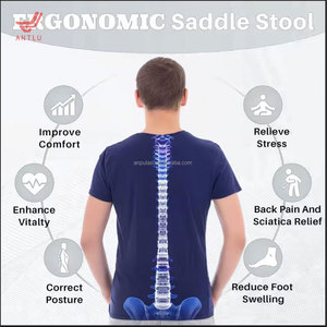 ANTLUPLUS <span class=keywords><strong>Tabouret</strong></span> dentaire ergonomique de type selle pour clinique, chaise de <span class=keywords><strong>dentiste</strong></span>, mobilier hospitalier, <span class=keywords><strong>tabouret</strong></span> ophtalmique - Product Image 6