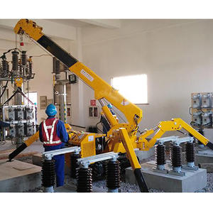 DINGYA 모든 지형 소형 스파이더 크레인 크롤러 1/3/5t 유압 텔레스코픽 붐 리프트 전기/디젤 구동 30m 최대 리프팅 - Product Image 2