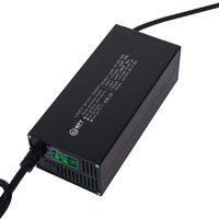 Chargeur de batterie au lithium LifePO4 72V 87.6V 2-20A réglable pour scooter, vélo électrique, voiture 24S