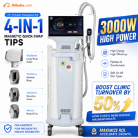 Mesin Penghilang Bulu Laser Diode 808nm dengan Pendingin Semikonduktor Daya 600w-3000W Profesional Medis CE 2026
