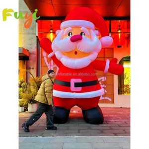 Giant 4m Santa Claus Inflatable Santa Claus <strong>Climb</strong> the Wall Decoration Inflatable Christmas Holiday Decoration - Product Image 6