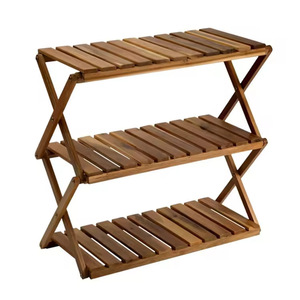 Portable Foldable Bamboo <b>Shoe</b> Rack Multi Layer Freestanding <b>Space</b> <b>Saving</b> <b>Storage</b> Organizer For Home Entryway Bedroom - Product Image 2