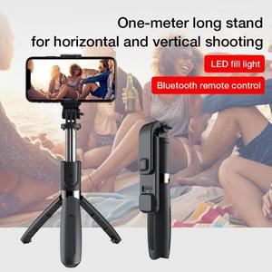 Monopié extensible con <span class=keywords><strong>Bluetooth</strong></span>, palo de selfi inalámbrico, Mini trípode con luz de relleno, obturador remoto para teléfono IOS y Android - Product Image 6