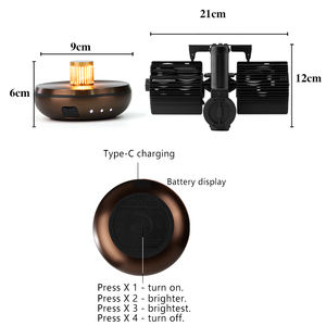 Reloj Despertador Digital Geométrico Escandinavo Personalizado para Escritorio, con Cambio Automático de Página, Visualización de Día/Fecha, para Oficina - Product Image 5