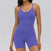 Nieuw binnen 2026 Active Wear Dames Verstelbare Bandjes Dames Eén-delige Fitness Yoga Gym Workout Jumpsuit