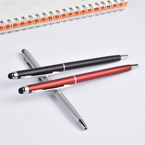 2 Trong 1 Thiết Kế Mới Đầy Màu Sắc Logo Của Bạn Kim Loại Điện Dung Stylus Cảm Ứng Bút Bi - Product Image 4