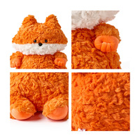 Peluche Renard Personnalisée en Polyester Doux et Coton PP, Jouet Anti-Stress Adorable pour Enfants et Adolescents, Cadeau d'Anniversaire