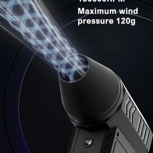 Sell Well 6000mAh Mini Turbo Jet Fan Electric Air Adjustable <b>Three</b>-Speed Violent Blower Rechargeable for PC Car Cleaning - Product Image 5