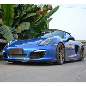 Para <span class=keywords><strong>Porsche</strong></span> 718 Cayman 718 <span class=keywords><strong>Boxster</strong></span> <span class=keywords><strong>981</strong></span>, parachoques delantero de alta calidad hecho para fibra de carbono, nuevos Kits de carrocería mejorados, labio delantero - Product Image 6