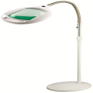 Lámpara de Pie con Lupa de 6.85"*4.25" para Lectura, Costura y Manualidades, con Brillo Ajustable, Lente Grande y 40 LED SMD - Product Image 1