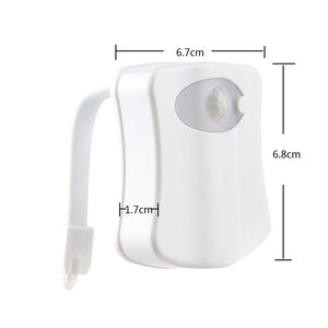 2020 Colorful Toilette Sensore di Luce di movimento igienici attivato luce di notte sedile del water ha condotto la luce - Product Image 3