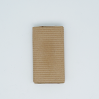 Fabricant de soins corporels de luxe en marque privée OEM, savon d'hôtel bio en papier kraft biodégradable de grande taille, respectueux de l'environnement
