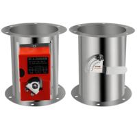 Meilleure vente Valve de contrôle de débit d'air circulaire électrique galvanisée Amortisseur d'air circulaire pour conduits d'air frais