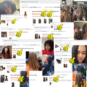 613 #   Extensions de cheveux naturels Goddess Locs 6 pouces, dreadlocks permanentes faites à la main, sans nœuds, pour salon de beauté - Product Image 6