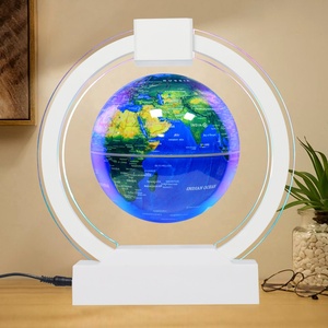 Design de <span class=keywords><strong>brevet</strong></span> globe magnétique en lévitation, flottant et rotatif pour la décoration de bureau et les cadeaux - Product Image 5