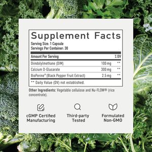 Suplemento OEM DIM y Glucarato de Calcio <span class=keywords><strong>D</strong></span> para el Alivio del Acné Hormonal y la Menopausia, Apoyo Hepático y de Estrógenos - Product Image 5