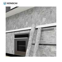 Hongcai luxe PVC marbre papier peint rouleau adhésif auto-adhésif étanche TV fond papier peint fabriqué à partir de film papier