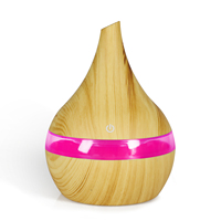 Les humidificateurs bon marché 300ml meilleure vente diffuseur produits grain de bois Difusores Mini humidificateur arôme diffuseur d'huile essentielle