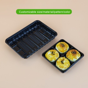 Barquettes alimentaires en plastique thermoformées ODM/OEM personnalisées pour légumes, fruits, biscuits, pâtisseries, desserts – jetables - Product Image 4