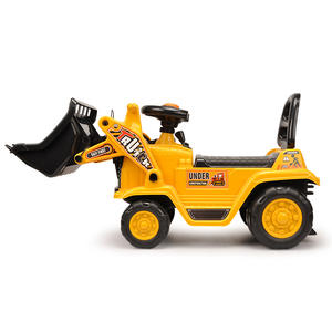 Alat bantu jalan bayi Manual kualitas tinggi, kendaraan dioperasikan Pedal mainan mobil dengan truk ekskavator untuk anak-anak - Product Image 1