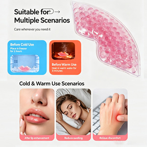 Personalized Lip <strong>Contou</strong> Reusable Alleviate Pain Custom Color and Logo Gel Ice Pack Hot Cold for Beauty Salons Cosmetic Clinics - Product Image 4