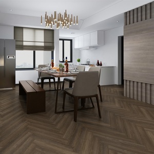 SPC Herringbone 75x15 Click Flooring Plancher en vinyle <span class=keywords><strong>de</strong></span> luxe Imperméable 620mm Certificat CE Revêtement <span class=keywords><strong>de</strong></span> <span class=keywords><strong>sol</strong></span> hybride SPC antidérapant - Product Image 1