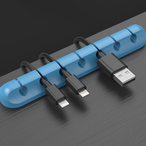 Gestion de fil de silicium de bureau auto-adhésif en gros avec adhésif - Product Image 3