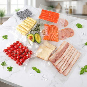 Rouleaux de film sous vide Food Saver, sacs sous vide de qualité alimentaire sans BPA pour le stockage des légumes, de la viande et des aliments, directement de l'usine - Product Image 3
