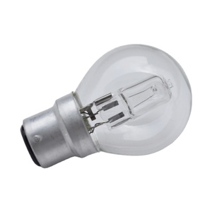 Bombilla Halógena de Luz Cálida G45 B22d 28W Transparente Redonda Pequeña B22 - Product Image 1