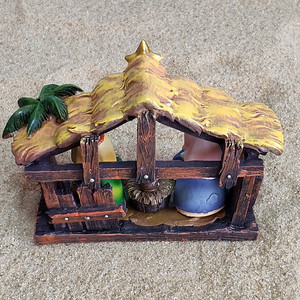 KOMI Vendita Calda di Statuette in Resina della Natività di Gesù, Presepe Familiare con Figure in Sabbia - Product Image 4