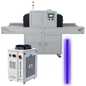 High quality UV LED drying oven UV curing machine convey for screen printing Cup, bottle of UV light source system