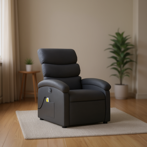 Sillón Reclinable de Masaje Gris Oscuro, Enchufable, para Uso Doméstico, Masaje de Cuerpo Completo - Product Image 2