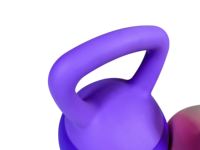 Kettlebell de fitness portable et durable en acier massif avec noyau en acier, poignée ergonomique antidérapante, réglable, pour usage domestique et commercial