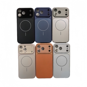 Premium Original Design Olyphone <span class=keywords><strong>PC</strong></span> Pure Color <span class=keywords><strong>Hard</strong></span> Back Magnetic Wireless-Charge Funda para teléfono móvil a prueba de golpes para 17 - Product Image 1
