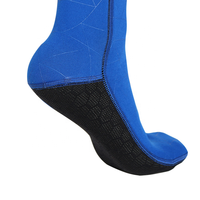Chaussettes de combinaison en néoprène 3mm Chaussettes de plongée chaudes Chaussettes de surf d'hiver Bottes thermiques antidérapantes pour la pêche sous-marine Natation