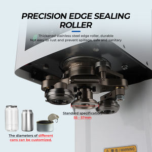 เครื่องปิดผนึกเครื่องดื่มเชิงพาณิชย์ MOSEENER เครื่องปิดฝากระป๋องสำหรับเครื่องดื่มโซดาและกระป๋องอาหารสำหรับร้านอาหาร - Product Image 2
