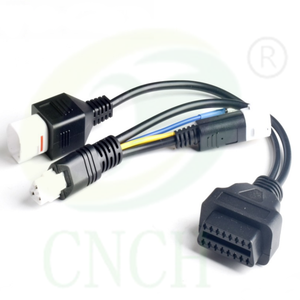 Untuk Yamaha kabel diagnostik 1to 2 OBD 16pin kabel sepeda motor 3pin + 4pin kawat konversi harness - Product Image 2