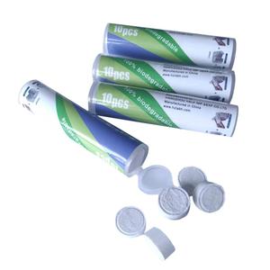 Nhà Máy Bán Trực Tiếp 10 Cái Ống Đóng Gói, 100% Rayon Nén Không Dệt Mô/Khăn Ăn/Khăn - Product Image 1