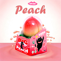 Es Krim PoPI CAT5.Premium Silky White Peach Berbasis Susu dengan Tekstur Krim yang Kaya dan Rasa Buah Lembut yang Eksotis