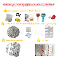 Chine mini sauce confiture lentilles de contact miel blister emballage machine de scellage à chaud pour emballage blister