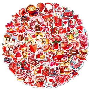 56 Pegatinas de Graffiti de Estilo Moderno con Diseño de Amor, para Decorar Cuadernos, Computadoras, Tazas, Pegatinas de PVC en Promoción - Product Image 6