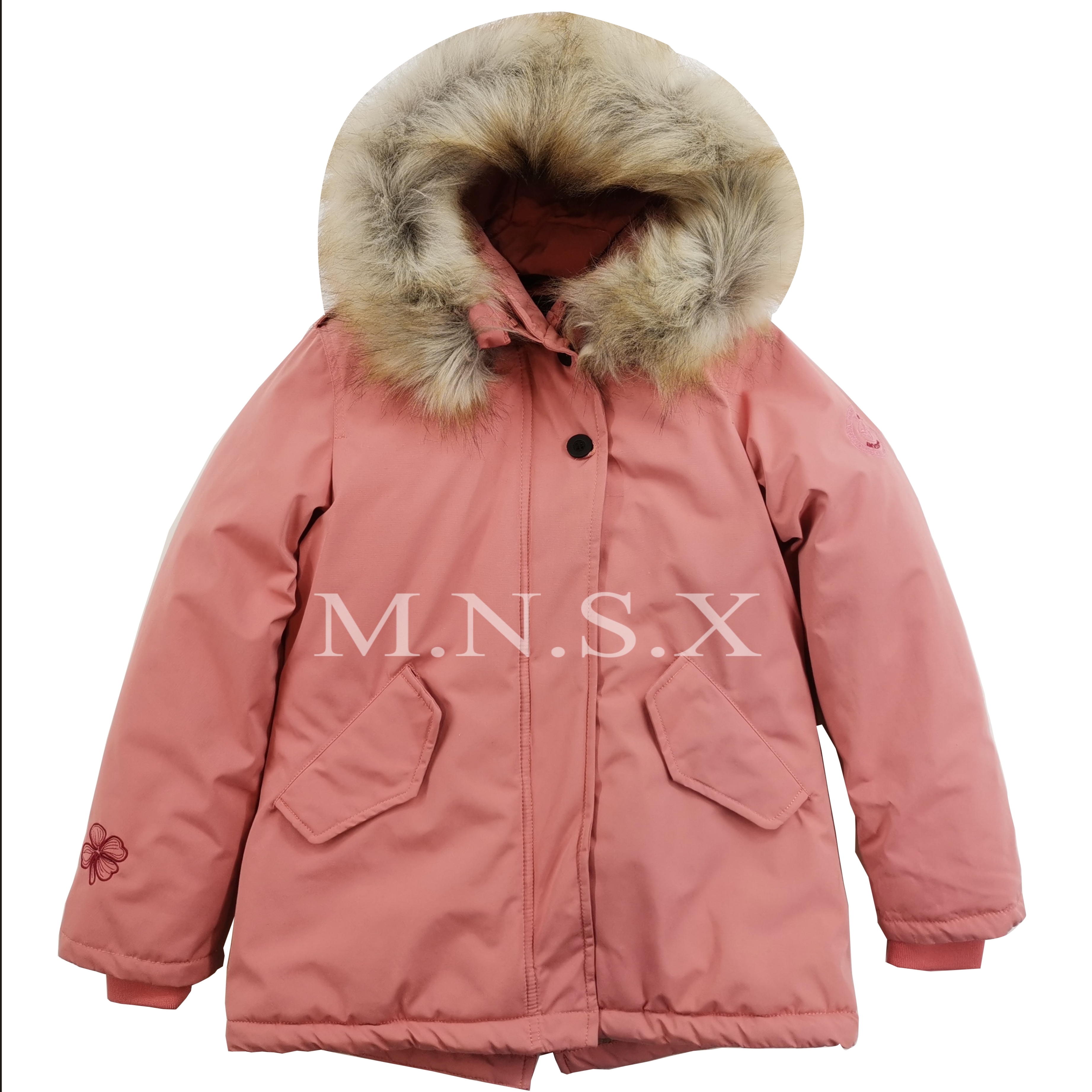 Kids Girl Chinese Embroidery Cotton Quilted Coat Long Jacket Winter Warm Outwear Kids Girl Chinese Embroidery Cotton Quilted Coat Long Jacket Winter Warm Outwear